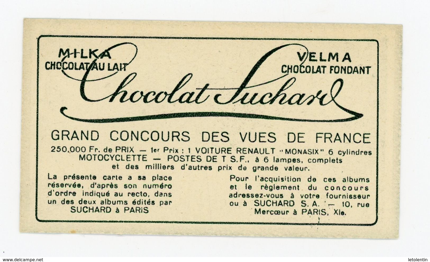 CHOCOLAT SUCHARD - VUES DE FRANCE - 60 - ARLES, TROUPEAUX (BOUCHES DU RHONE) - Suchard