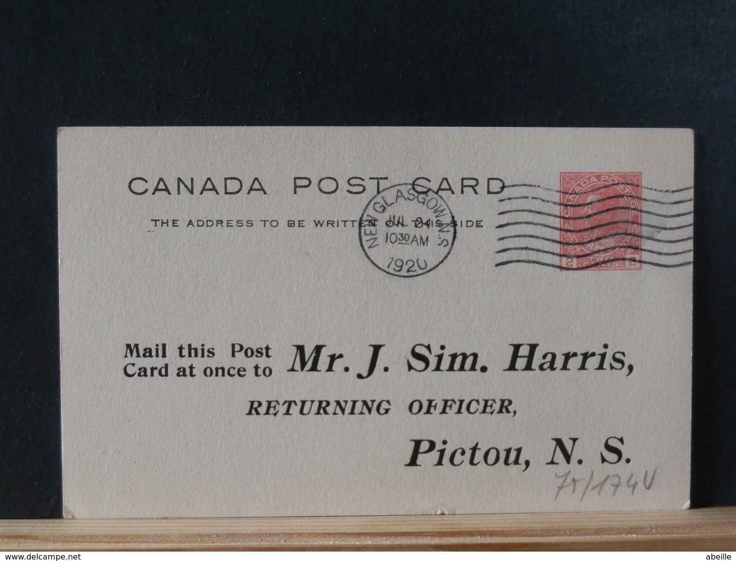 75/176   CP   CANADA  PIQUAGE PRIVE - 1903-1954 Kings