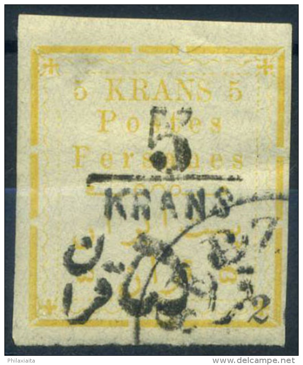 Persia 1902 Mi. 160 Usato 60% Soprastampato Teheran, 5 Kr - Iran