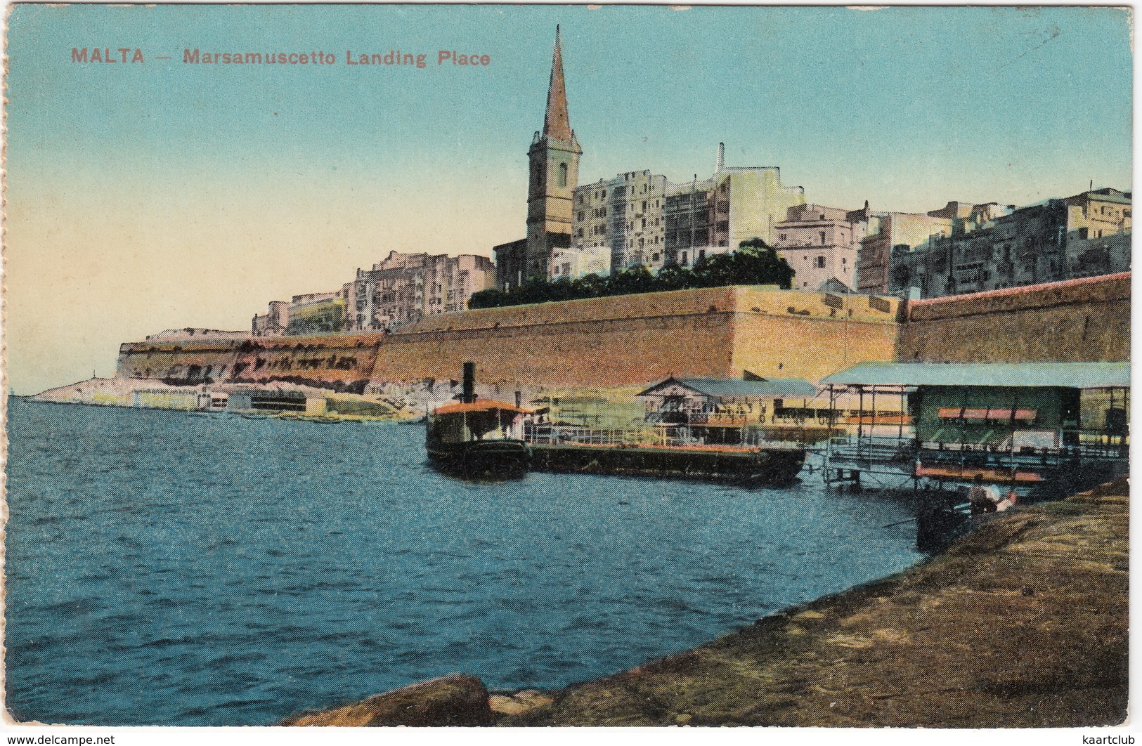 Marsamuscetto Landing Place - (Steamer)   - (Malta) - Malta