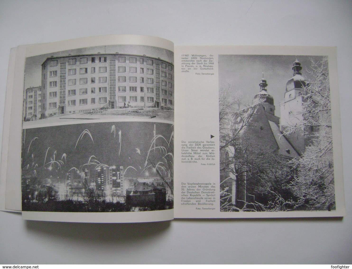 Germany DDR: 20 Jahre PLAUEN Stadt U. Land 1969, Brochure 96 Pages, Photos History Buildings Industry Sport Politics Etc - Sonstige & Ohne Zuordnung