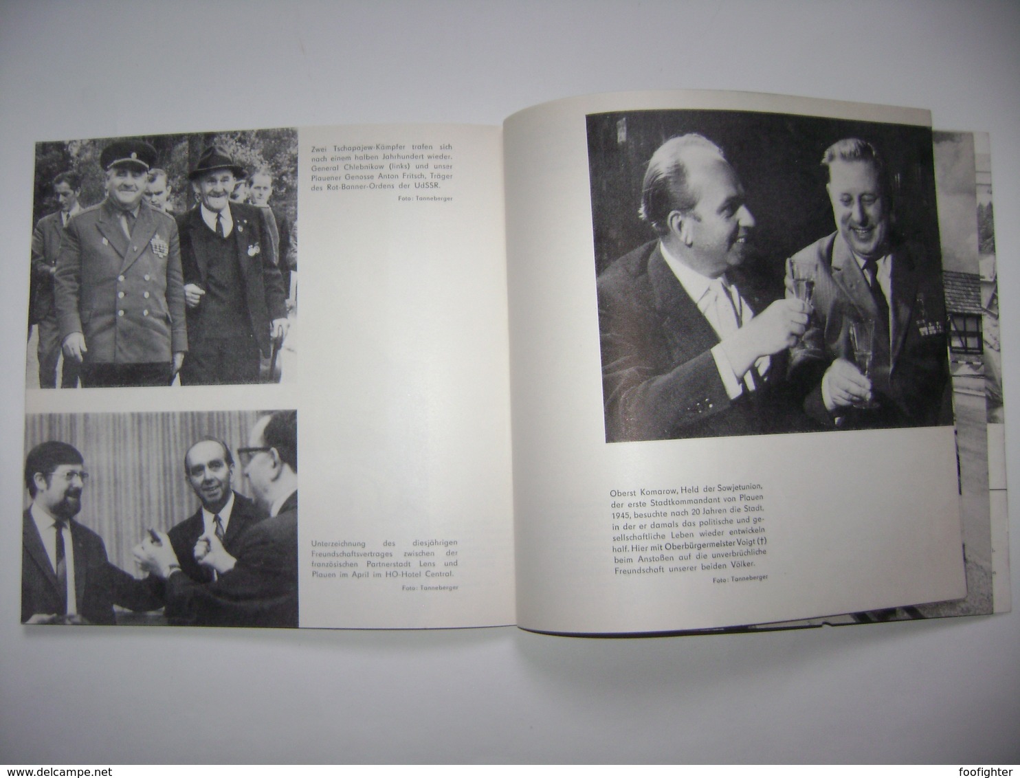 Germany DDR: 20 Jahre PLAUEN Stadt u. Land 1969, brochure 96 pages, photos history buildings industry sport politics etc