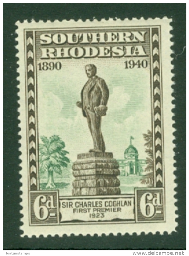 Southern Rhodesia: 1940   BSAC's Golden Jubilee   SG59    6d    MH - Rhodésie Du Sud (...-1964)