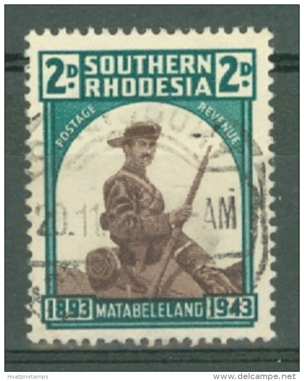 Southern Rhodesia: 1943   50th Anniv Of Occupation Of Matabeleland    Used - Rhodésie Du Sud (...-1964)