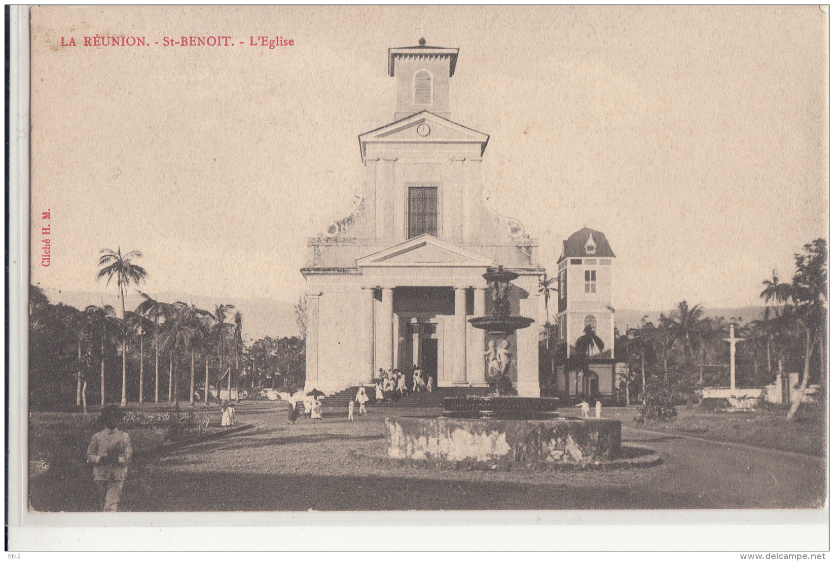 LA REUNION      SAINT  BENOIT         EGLISE       PIONNIERE - Saint Benoît