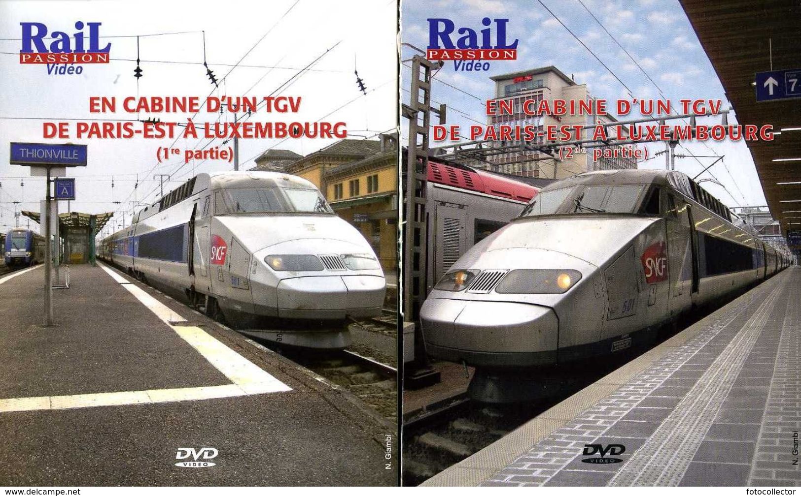 Train (2 Dvd) : En Cabine D'un TGV Paris Est Luxembourg - Documentari