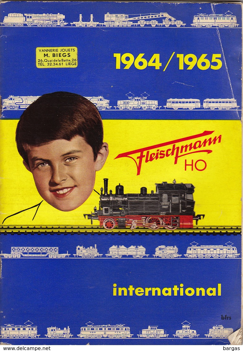 Catalogue Train Fleischmann  1964/1965 En 74 Pages Machine à Vapeur - Autres & Non Classés
