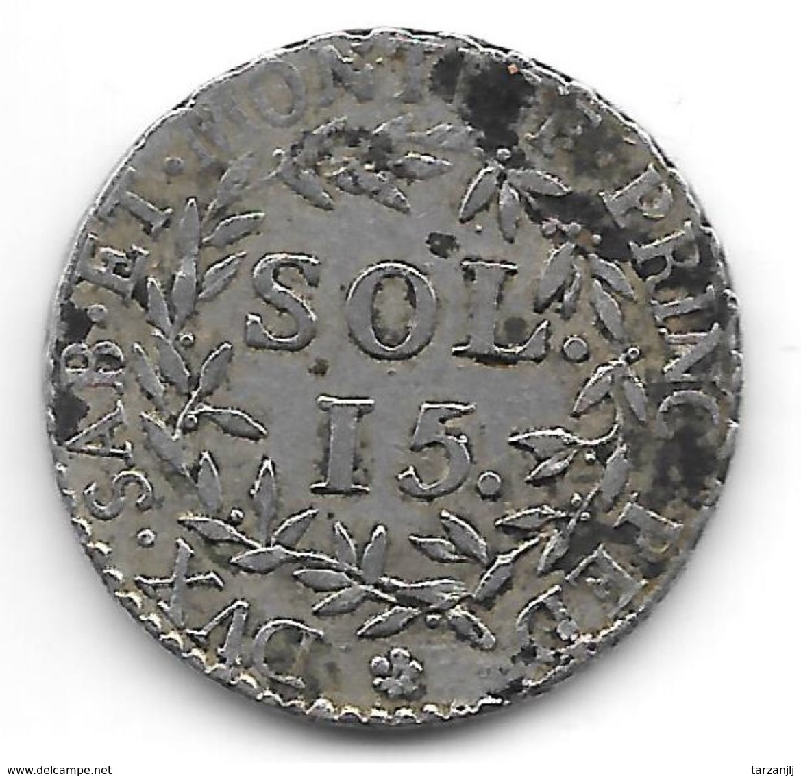 15 Soldi 1794 Victor Amédée III Duc De Savoie Roi De Sardaigne De Chypre Et Jérusalem - Piémont-Sardaigne-Savoie Italienne