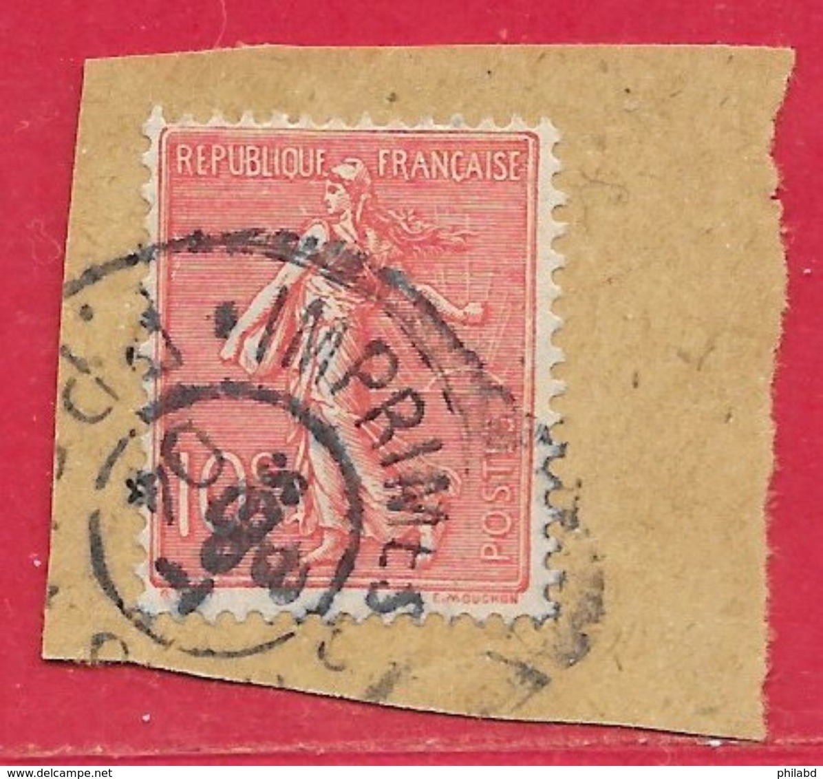 France Journaux N°129 10c Rose 1869 (IMPRIMES PP 3 SEPT 04) O - Zeitungsmarken (Streifbänder)