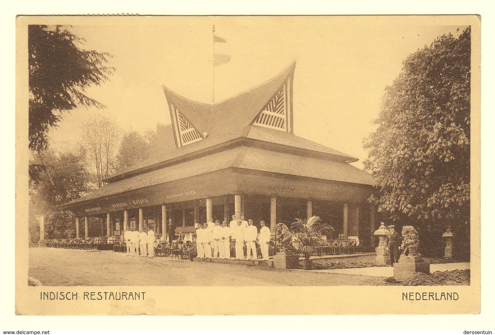 #11926	[Postkaart] Indisch Restaurant / Nederland / Exposition Universelle Bruxelles 1935 / Restaurant Des Indes Orienta - Expositions Universelles