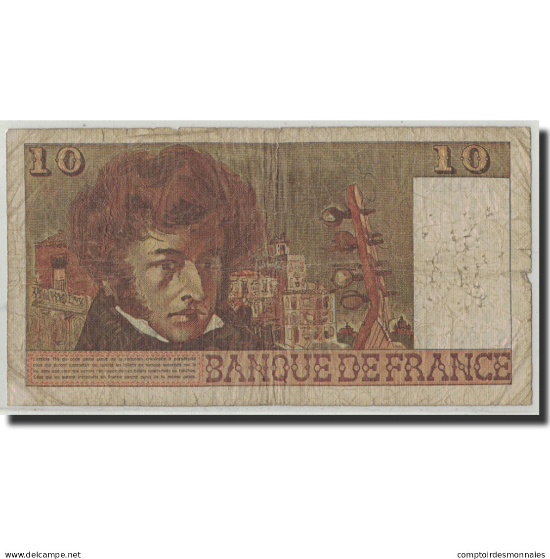 France, 10 Francs, 10 F 1972-1978 ''Berlioz'', 1976, 1976-03-04, B - 10 F 1972-1978 ''Berlioz''