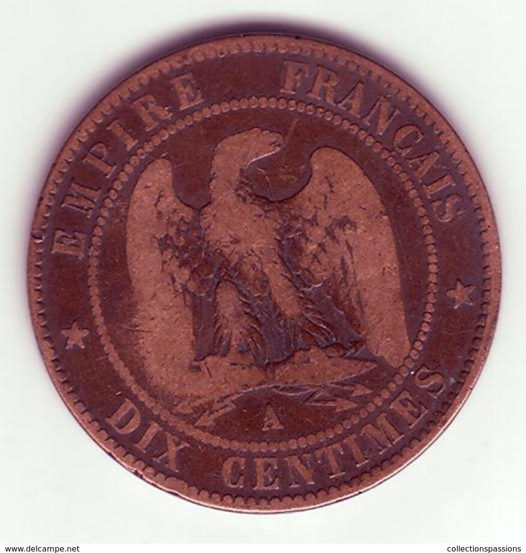 Napoléon III Tête Nue . 10 Centimes 1856 A - 10 Centimes