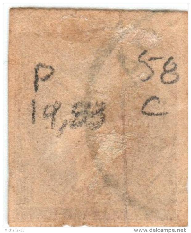 1A 1347 Greece L. Hermes H. 1880-18686  40 Lepta  PLATE FLAW  - Pos 19 Or 83 Hellas 28 - Usati