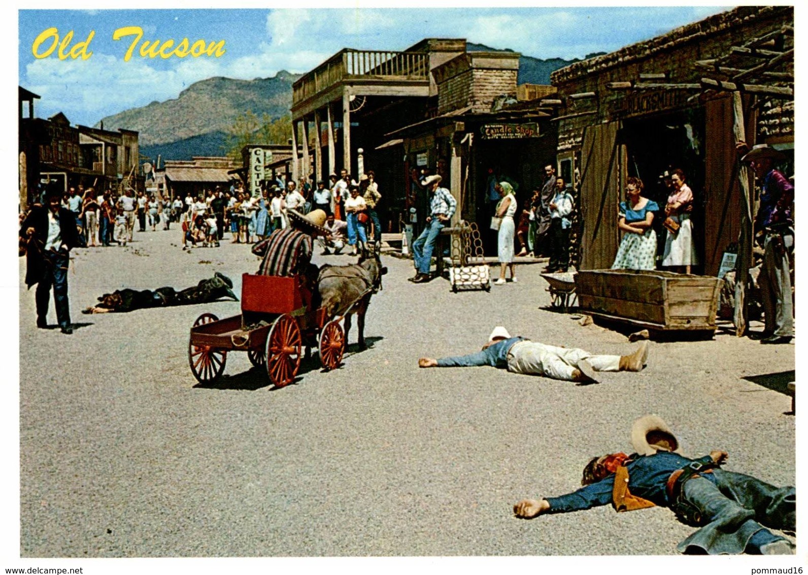 CPM Old Tucson, Arizona Results Of A Mock Gun Battle At The Replica Of Old Tucson As It Appeared In 1865 - Tucson