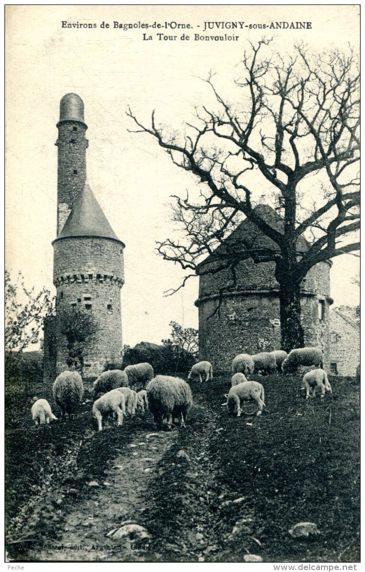 N°4331 A -cpa Juvigny Sous Andaine- La Tour De Bonvouloir- - Juvigny Sous Andaine