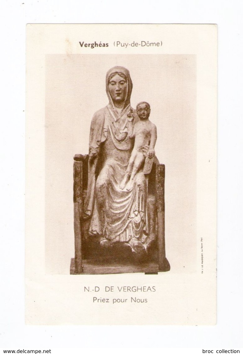 Notre-Dame De Vergheas, Prière, Statue, Vierge à L'Enfant - Images Religieuses