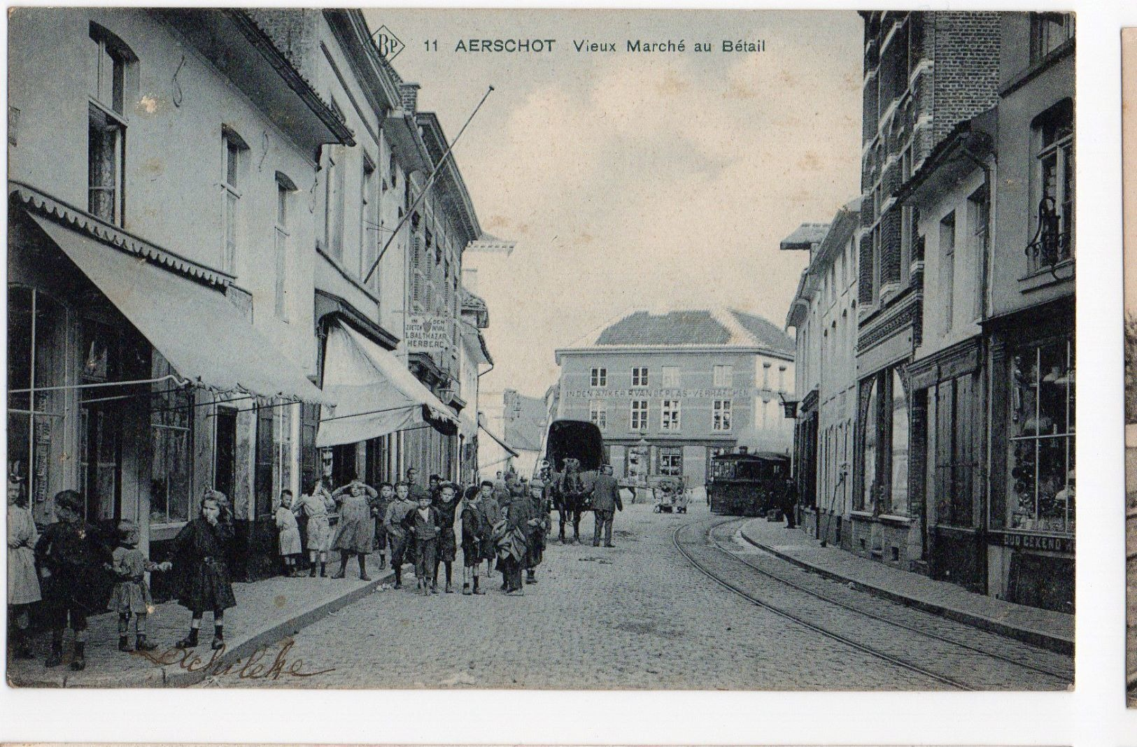 Aarschot Aerschot Stoomtram SBP Vieuw Marché Au Bétail - Aarschot