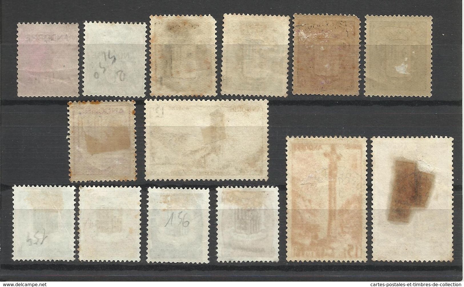 LOT De 17 Timbres D' ANDORRE FRANCAIS , Voir Scans - Collections
