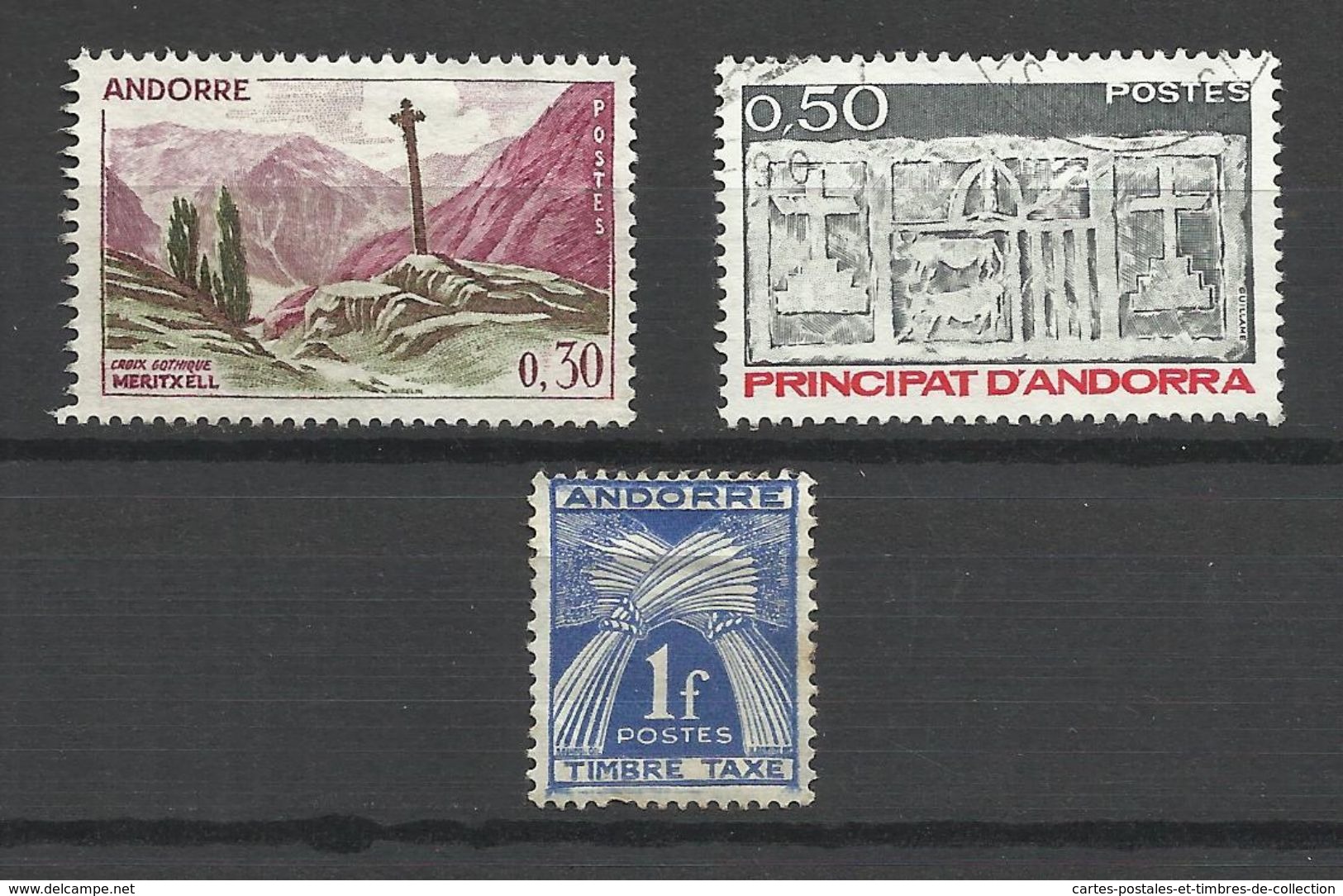 LOT De 17 Timbres D' ANDORRE FRANCAIS , Voir Scans - Collezioni