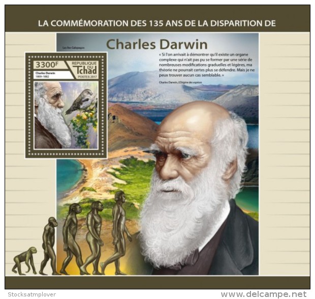 Chad 2017 Charles Darwin - Chad (1960-...)