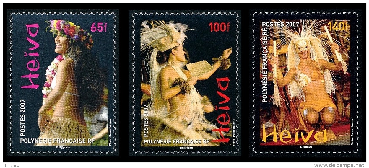 POLYNESIE Année Complète 2007 + BF - Yv. Yv. 798 à 823 + BF 33 ** TB - 30 Timbres ** MNH  ..Réf.POL23266 - Années Complètes