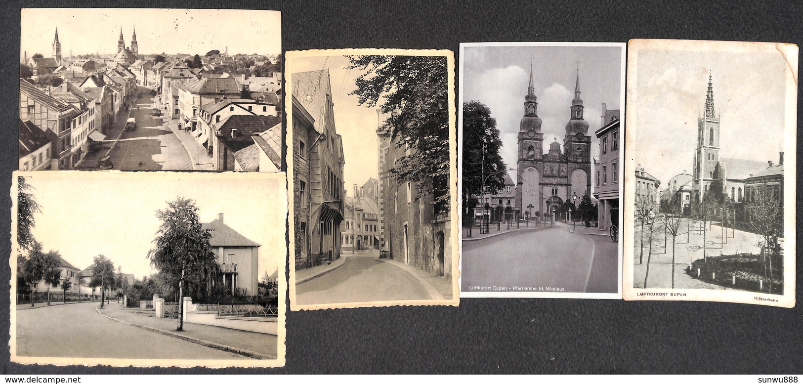 Eupen - Lot 22 Cartes (animée, Tram Tramway Oldtimer) - Eupen