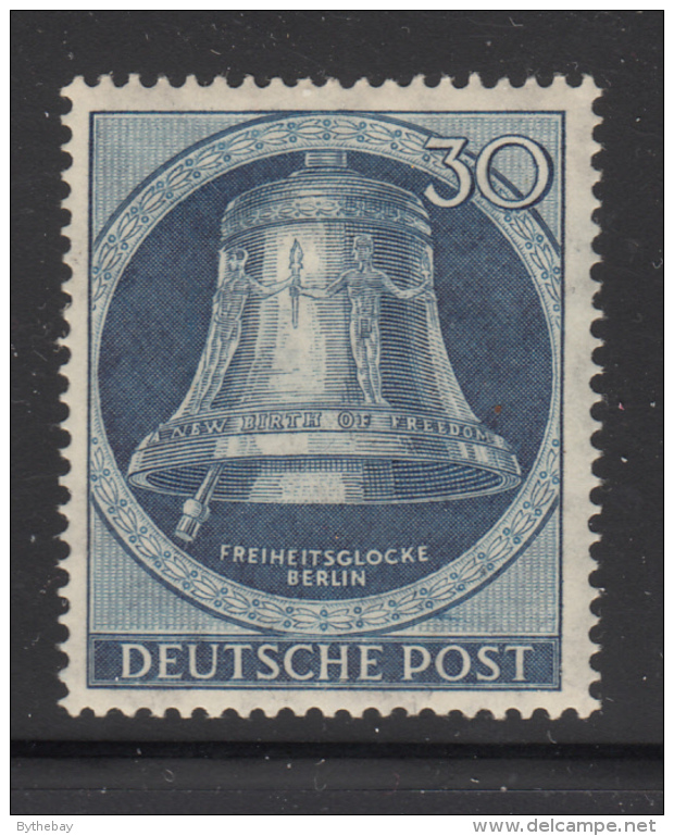 Germany  Berlin 1951 MH Scott #9N73 30pf Freedom Bell, Clapper At Left - Unused Stamps