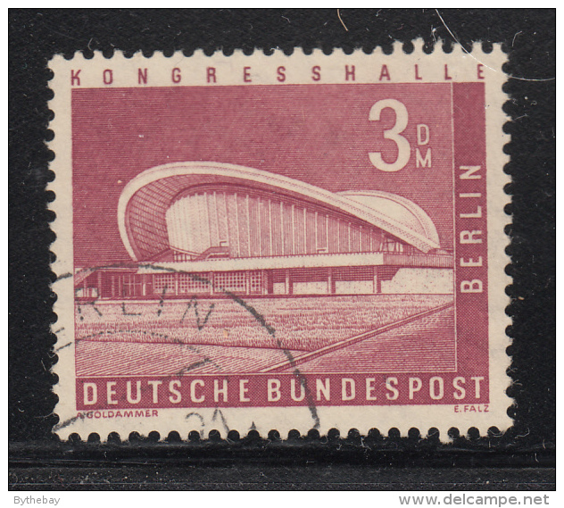 Germany  Berlin 1958 Used Scott #9N136 3m Congress Hall - Oblitérés