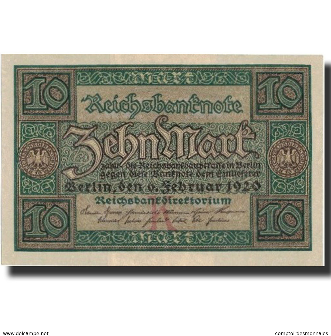 Allemagne, 10 Mark, 1920, KM:67a, 1920-02-06, SPL - 10 Mark