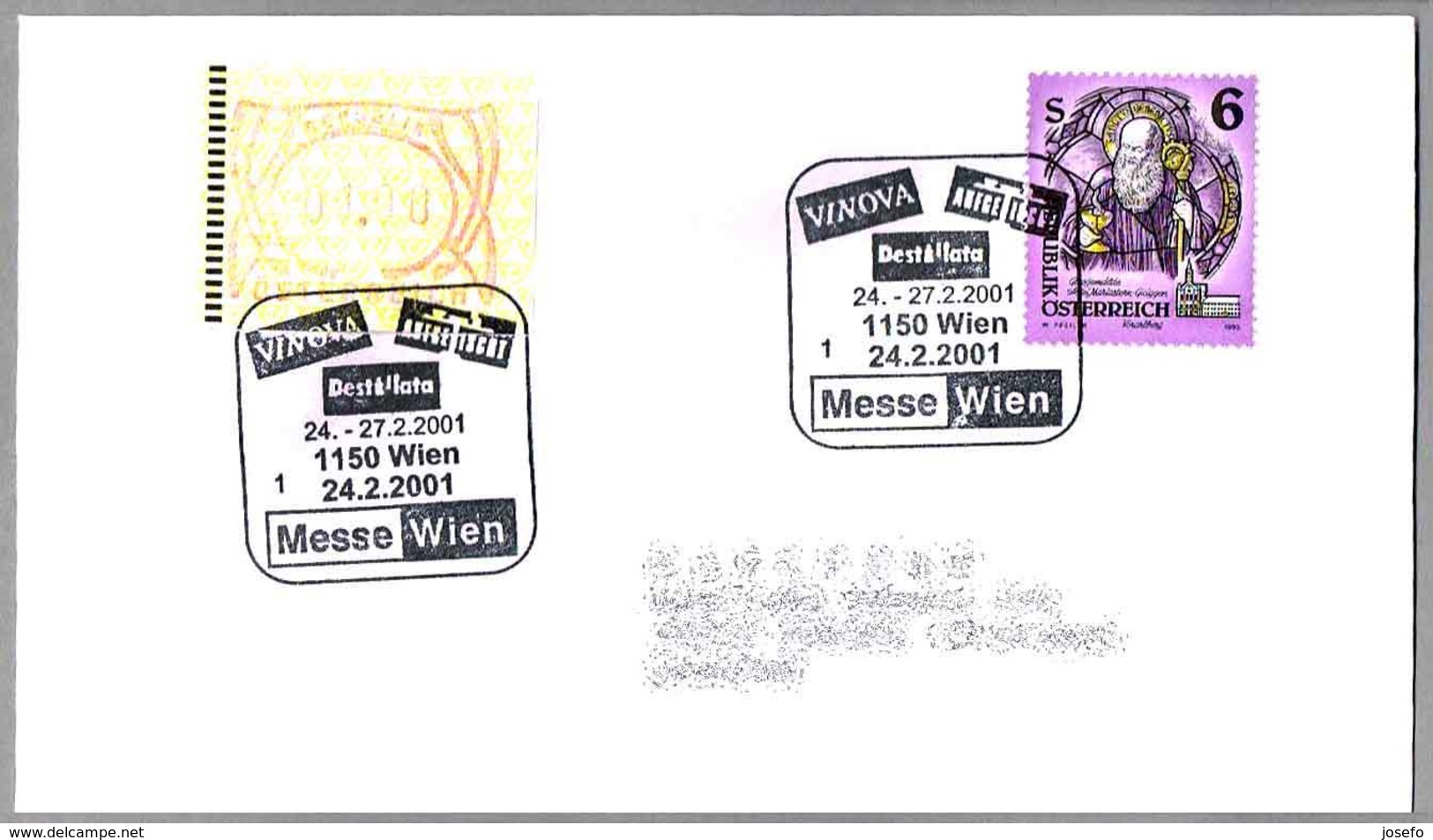 FERIA DE VINO - WINE FAIR. Wien 2001 - Wein & Alkohol