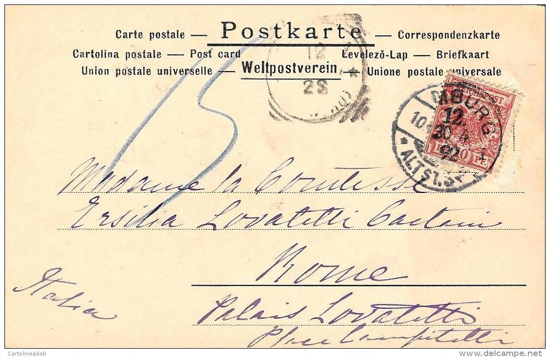 [DC11620] CPA - STUPENDA CARTOLINA ILLUSTRATA - DONNA CON PUTTO - BITTE BITTE - Viaggiata 1900 - Old Postcard - Non Classificati
