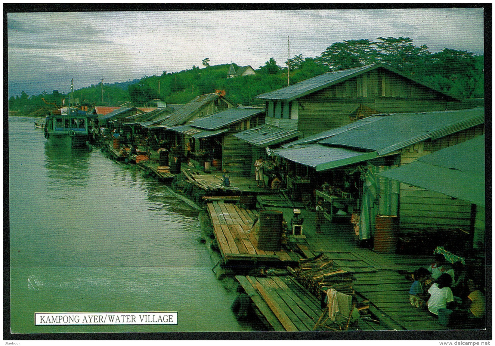 RB 1193 - Postcard - Kampong Ayer / Water Village - Brunei Malaysia - Brunei