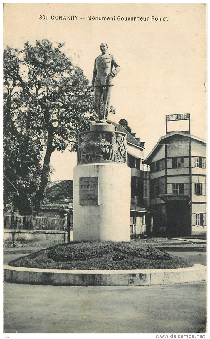 CONAKRY -  Monument Gouverneur Poiret - Guinée Equatoriale