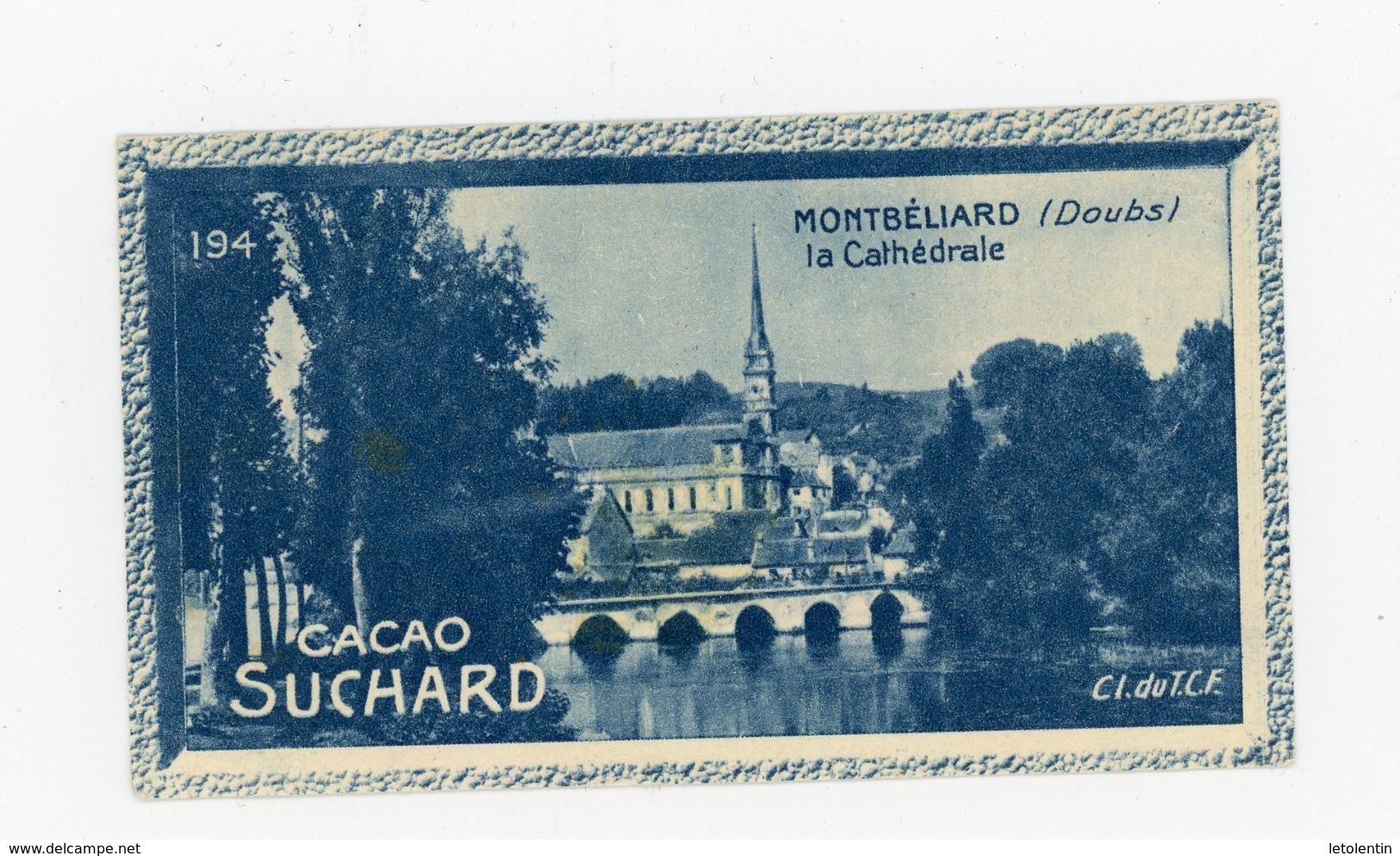 CHOCOLAT SUCHARD - VUES DE FRANCE - 194 - MONTBÉLIARD, LA CATHÉDRALE (DOUBS) - Suchard