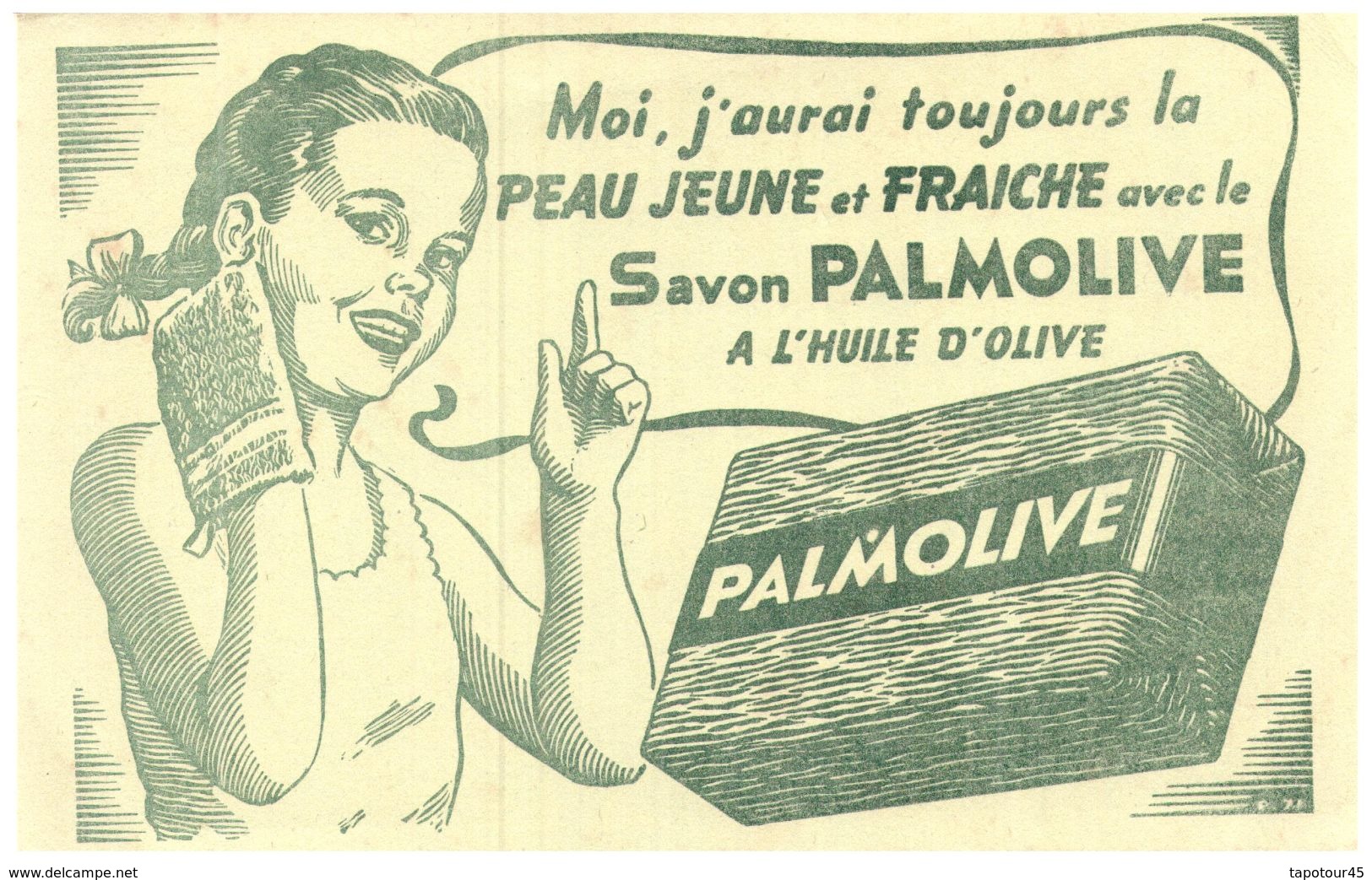 S Pal/ Buvard Savon Palmolive  (Format 21 X 14) (N= 1) - S