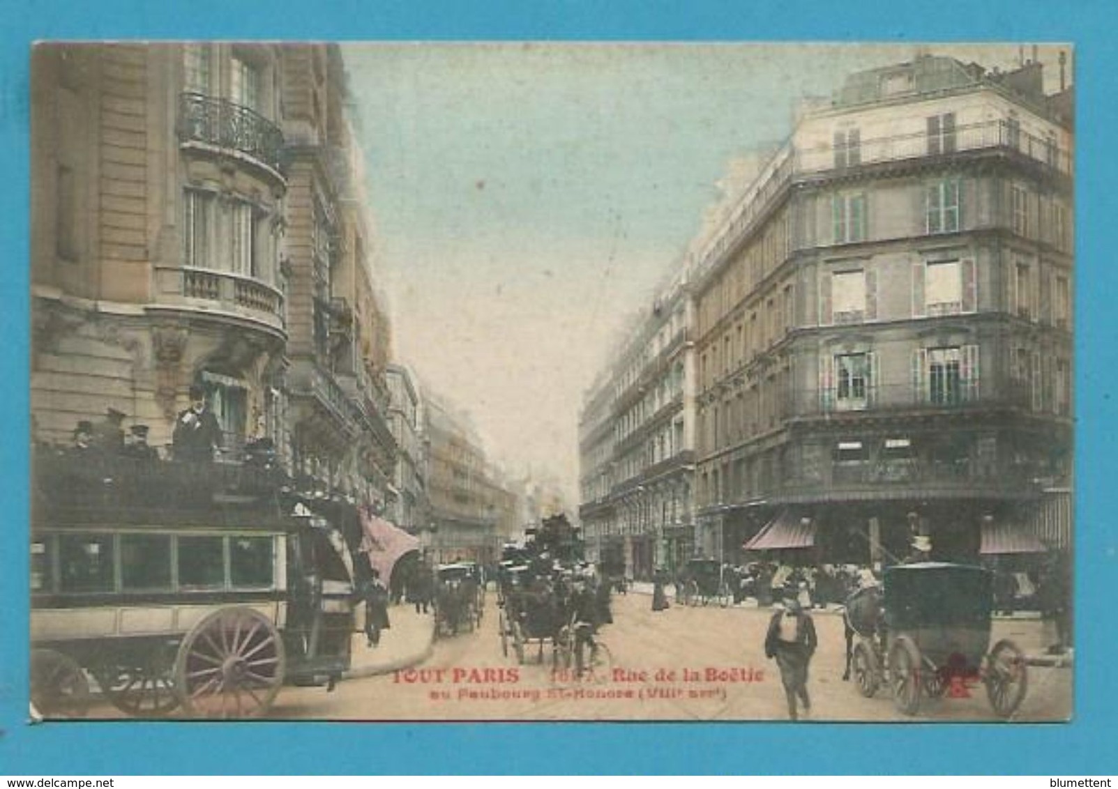 CPA TOUT PARIS 1627 - Rue De La Boëtie (VIIIème) - Paris (08)