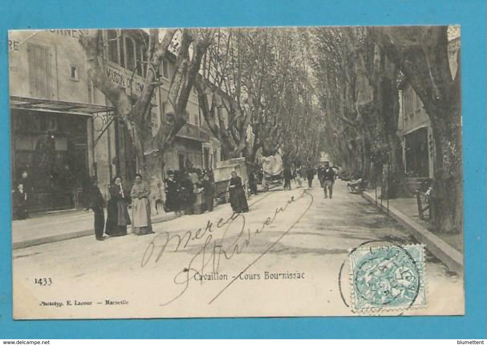 CPA 1433 - Cours Bournissac  CAVAILLON 84 - Cavaillon