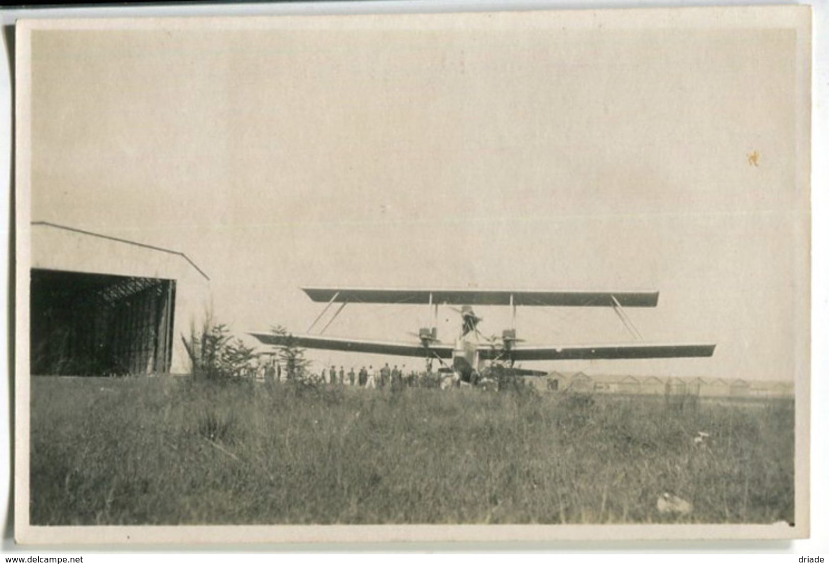 FOTOGRAFIA AVIAZIONE INAUGURAZIONE PRIMO VOLO CAPRONI 6000 AEREO MALPENSA - Aviazione