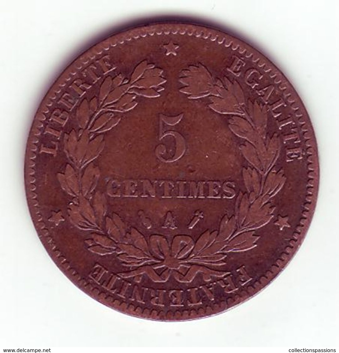 Cérès . 5 Centimes 1886 A - 5 Centimes