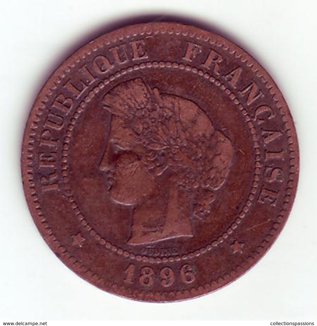 Cérès . 5 Centimes 1896 A - 5 Centimes