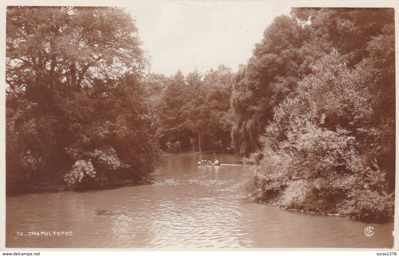 CARTE PHOTO DOS VIERGE/  76  / MEXIQUE / CHAPULTEPEC - México