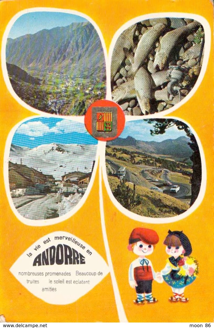 ANDORRE - MULTI VUES ET CARTE SOUVENIR - Andorra