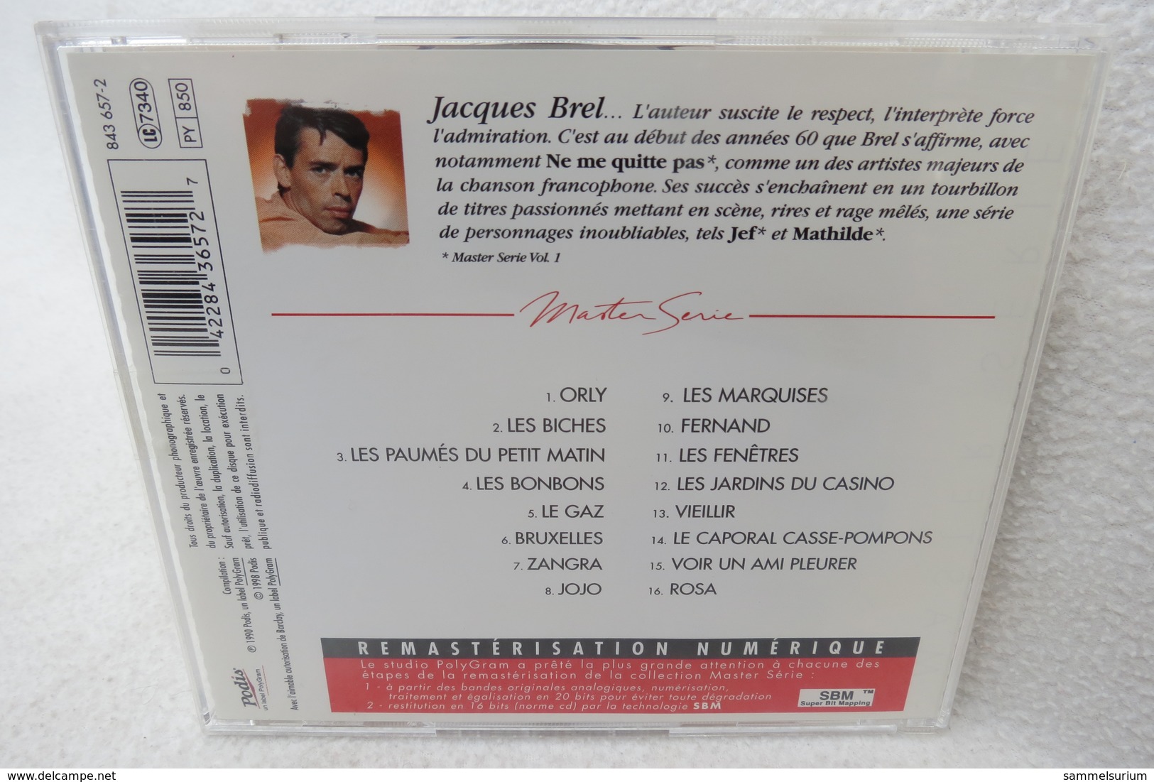 CD "Jacques Brel" Vol. 2, Master Serie - Sonstige - Franz. Chansons