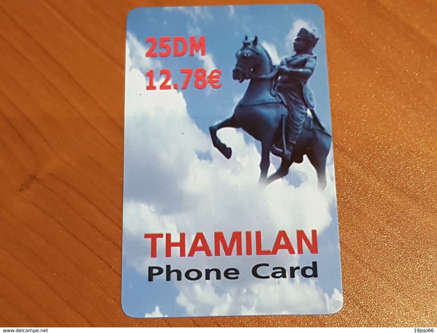 25 DM  Thamilan - Horse Rider  -  Little Printed  -   Used Condition - [2] Móviles Tarjetas Prepagadas & Recargos