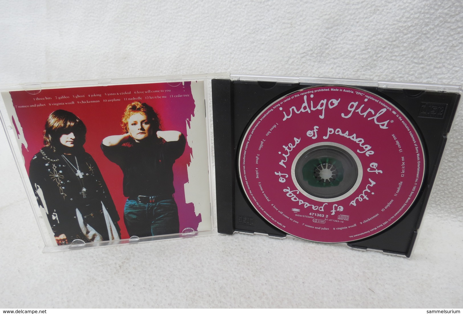 CD "Indigo Girls" Rites Of Passage - Hard Rock En Metal