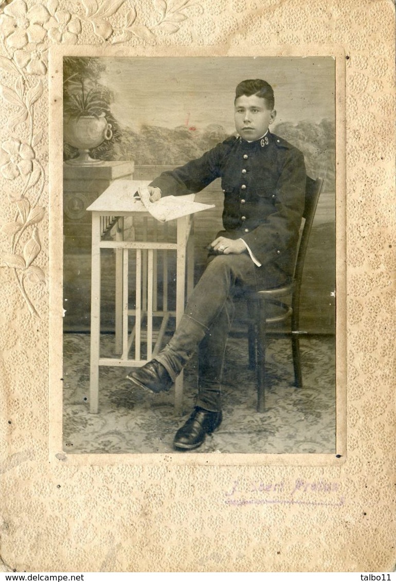 Photo D'un Jeune Militaire Du 63 Ième - Photographe Jaime Sbert Pretus à  Santa Rosa - Iles Baleares - Personnes Anonymes