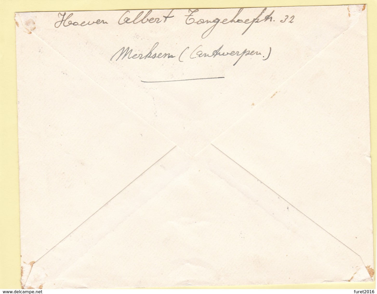 Paire N ° 693 +768 / Recommandé De Merksem ( Lsc Enveloppe  ) - 1948 Exportation