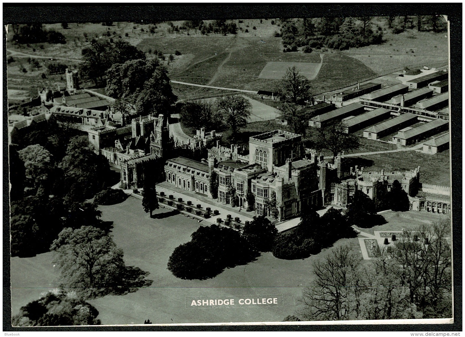 RB 1194 - Aero Pictorial Christmas Card - Real Photo Ashridge College Hertfordshire - Autres & Non Classés