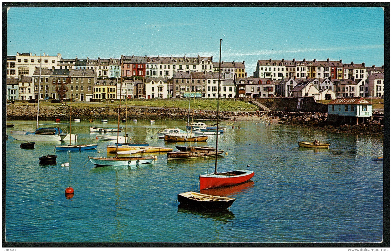 RB 1194 - Postcard - The Harbour Boats &amp; Houses Portrush - County Antrim Ireland - Antrim