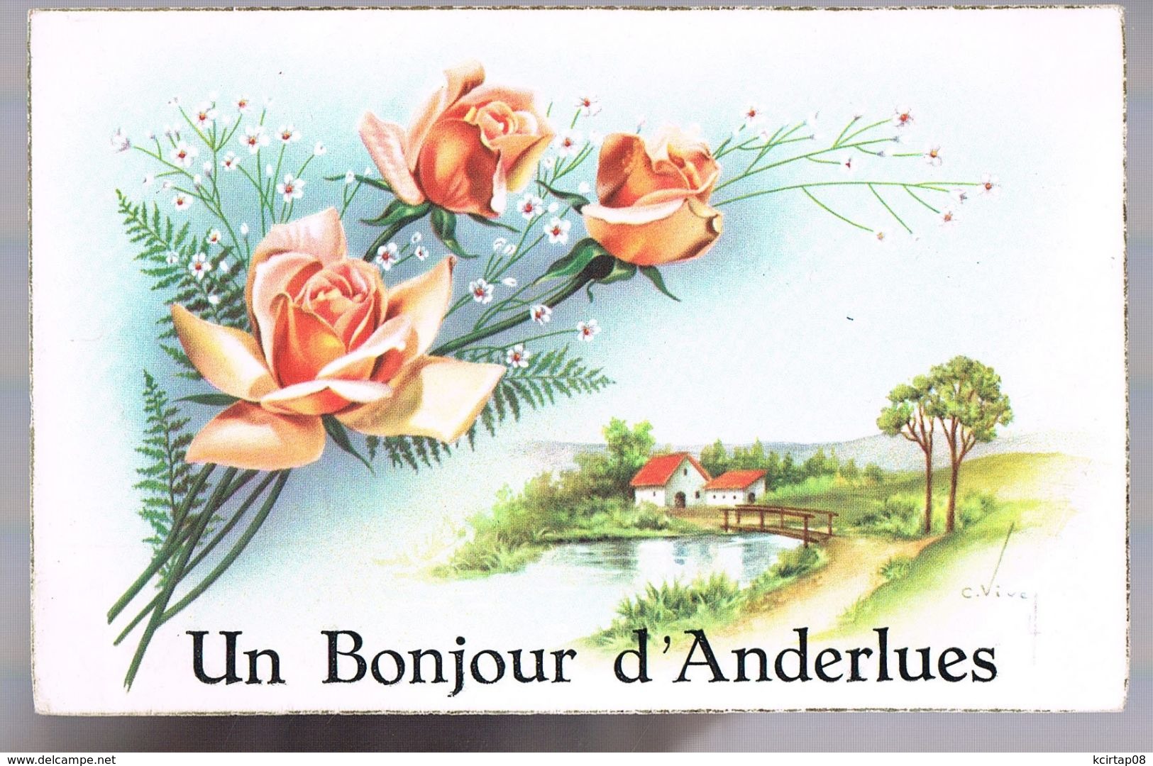 Un Bonjour D'ANDERLUES . - Anderlues